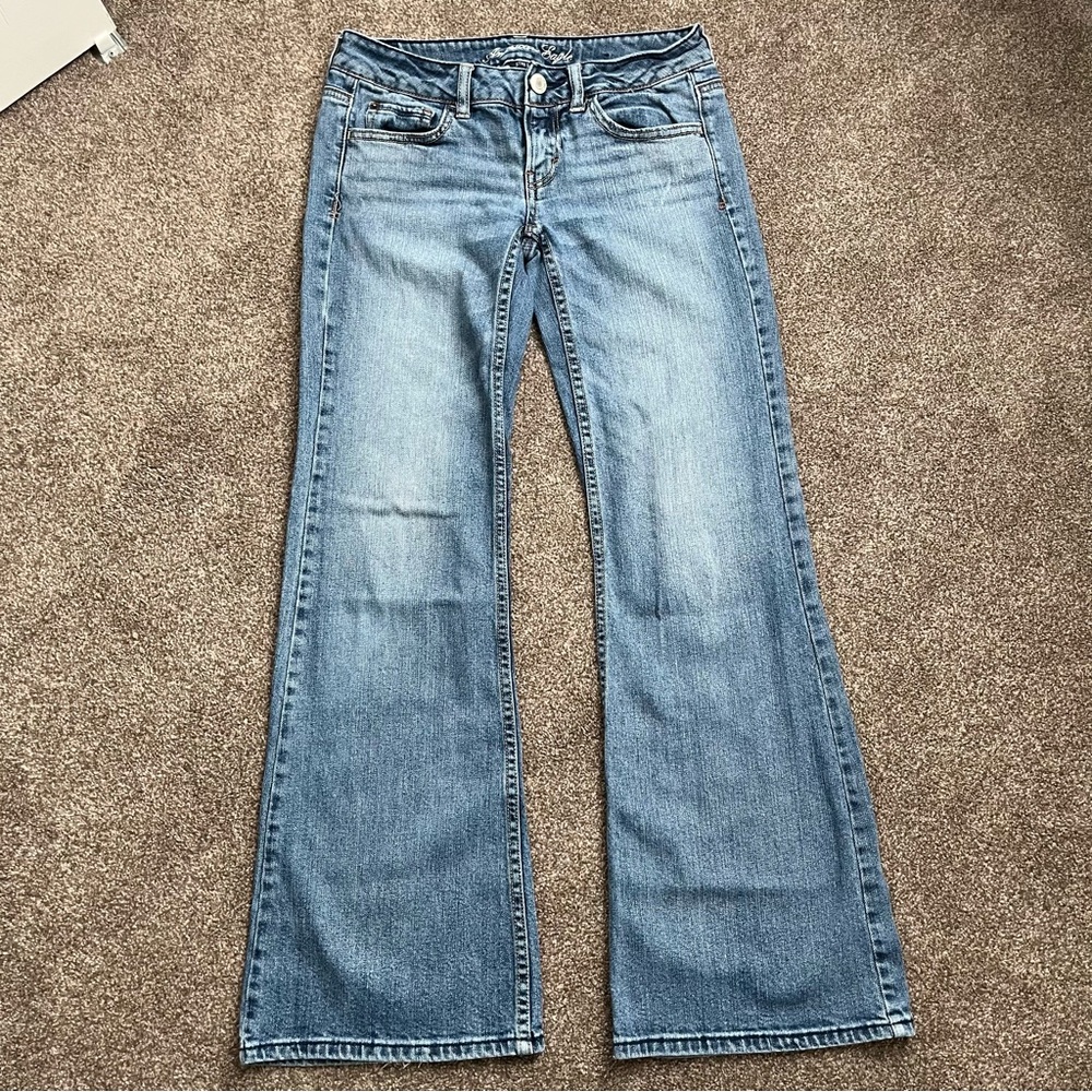 American Eagle Outfitters Light Blue Flare Jeans